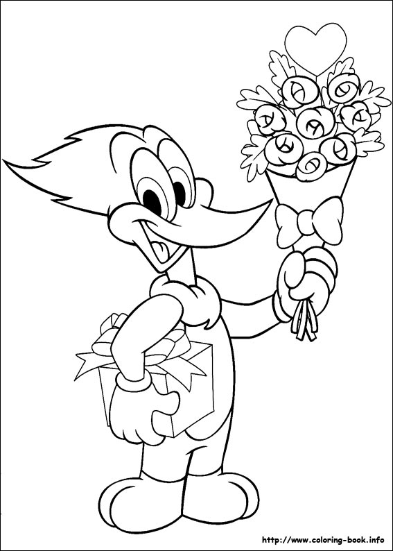 Woody Woodpecker kolorowanki